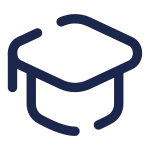 Square Academic Cap SVG Icon